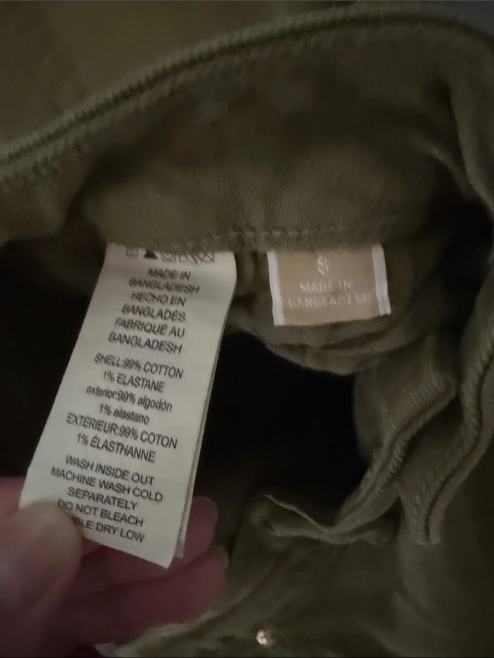 Michael Kors Olive Green Wide-Leg Pants